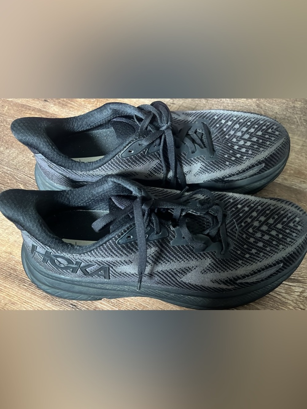 Hoka women’s Black Athletic Running Shoes
